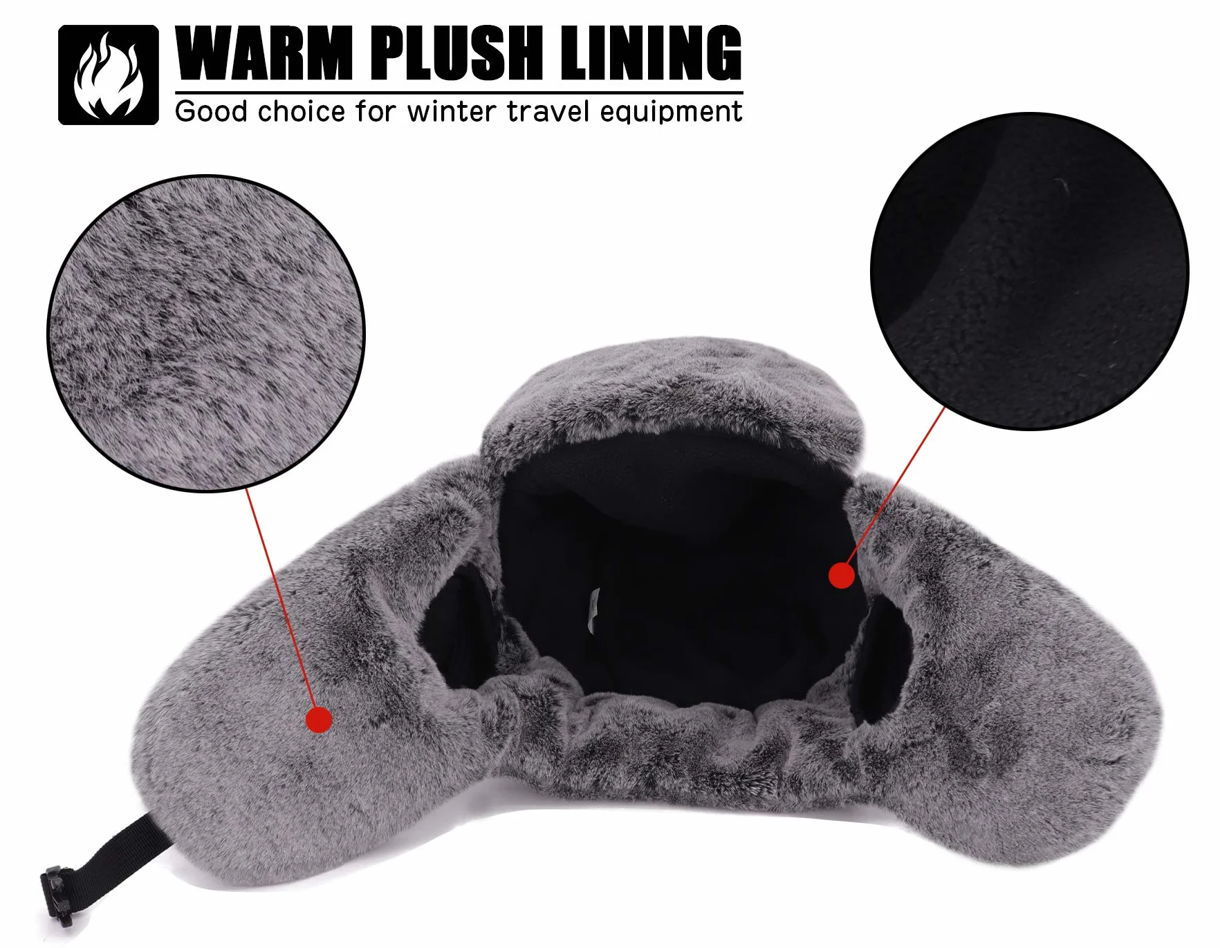 Gisdanchz Inverno Sci Cappello Impermeabile Colbacco Russo Cappello con Paraorecchie