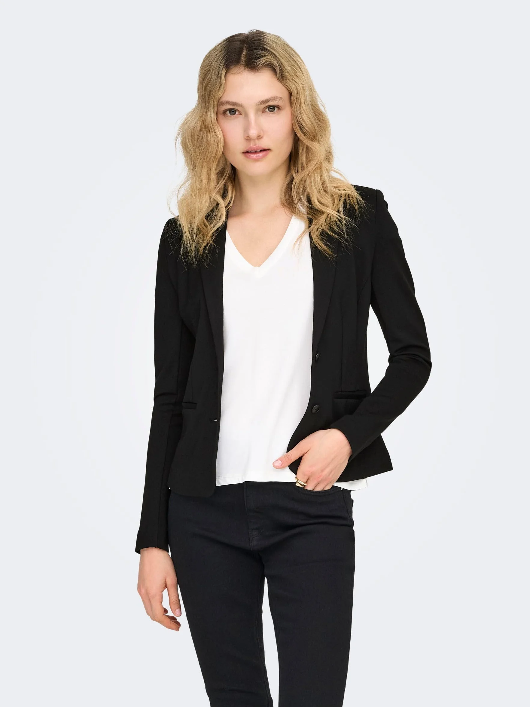 Only Onlpoptrash Blazer TLR Noos Blazer Midi con vestibilità Regolare Donna (Pacco da 1)