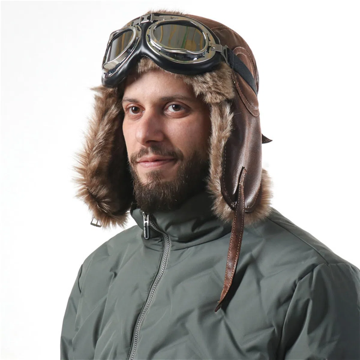 Lifup Inverno Sci Cappello Unisex, Cappello da Aviatore Cappelli con Pelliccia Sintetica, Cappello con Paraorecchie per Sci attività Sportive All'aperto