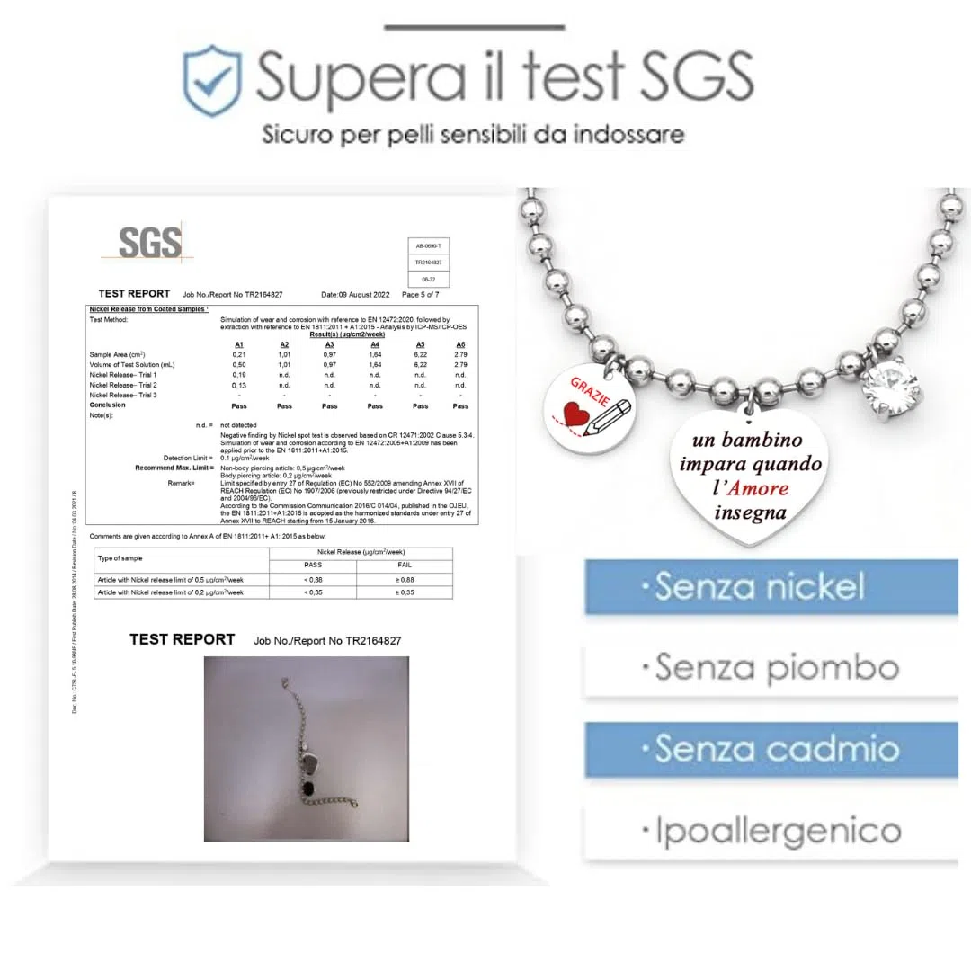 dalcuore Bracciale Amicizia Donna Acciaio Ipoallergenico Regolabile. Charm Frase Incisa. Idea Regalo Originale per Lei: Compleanno, Natale, Laurea. Perfetto per Amica, Fidanzata, Sorella, Mamma, Zia.