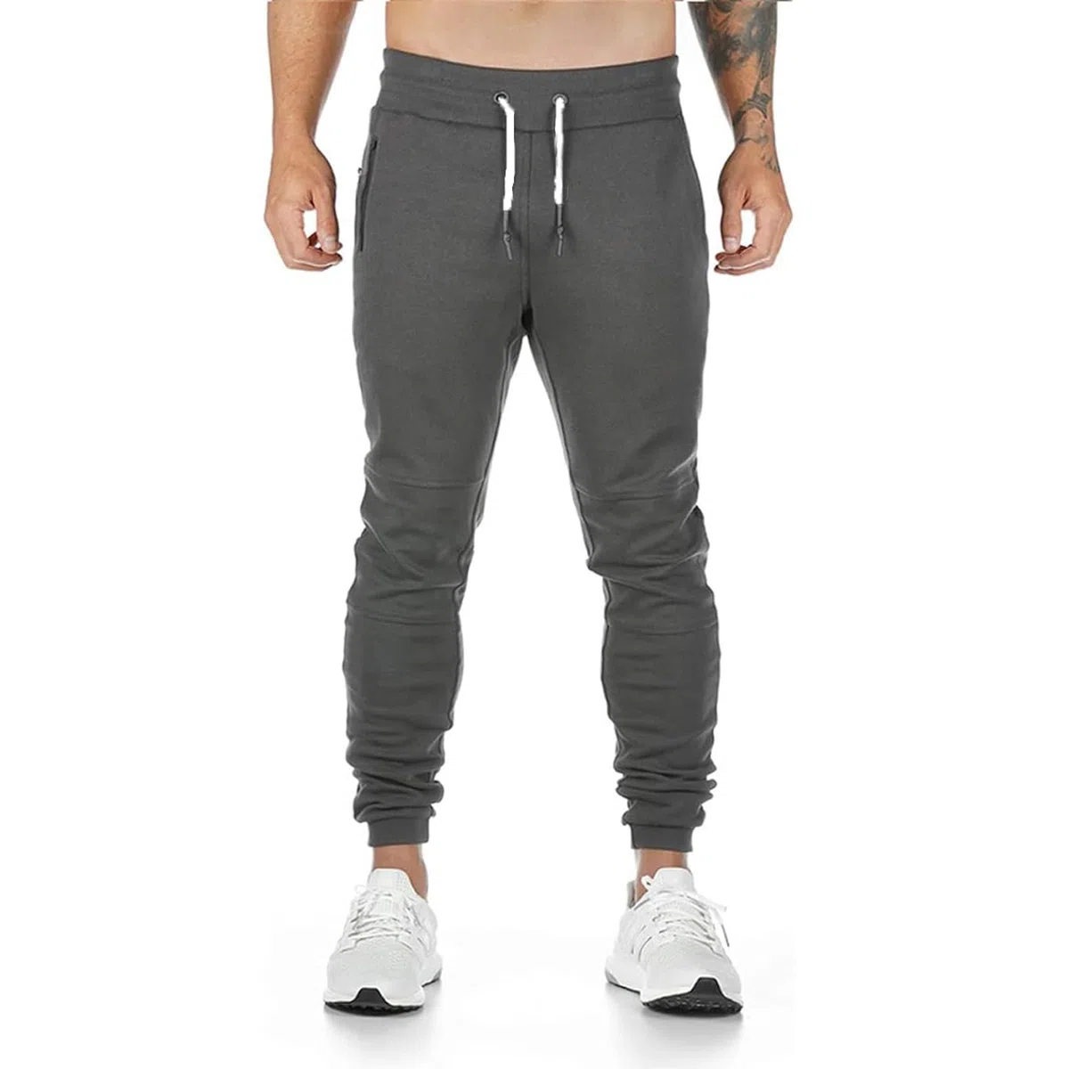 Yageshark - Pantaloni da jogging da uomo, in cotone, per fitness, slim fit, per il tempo libero