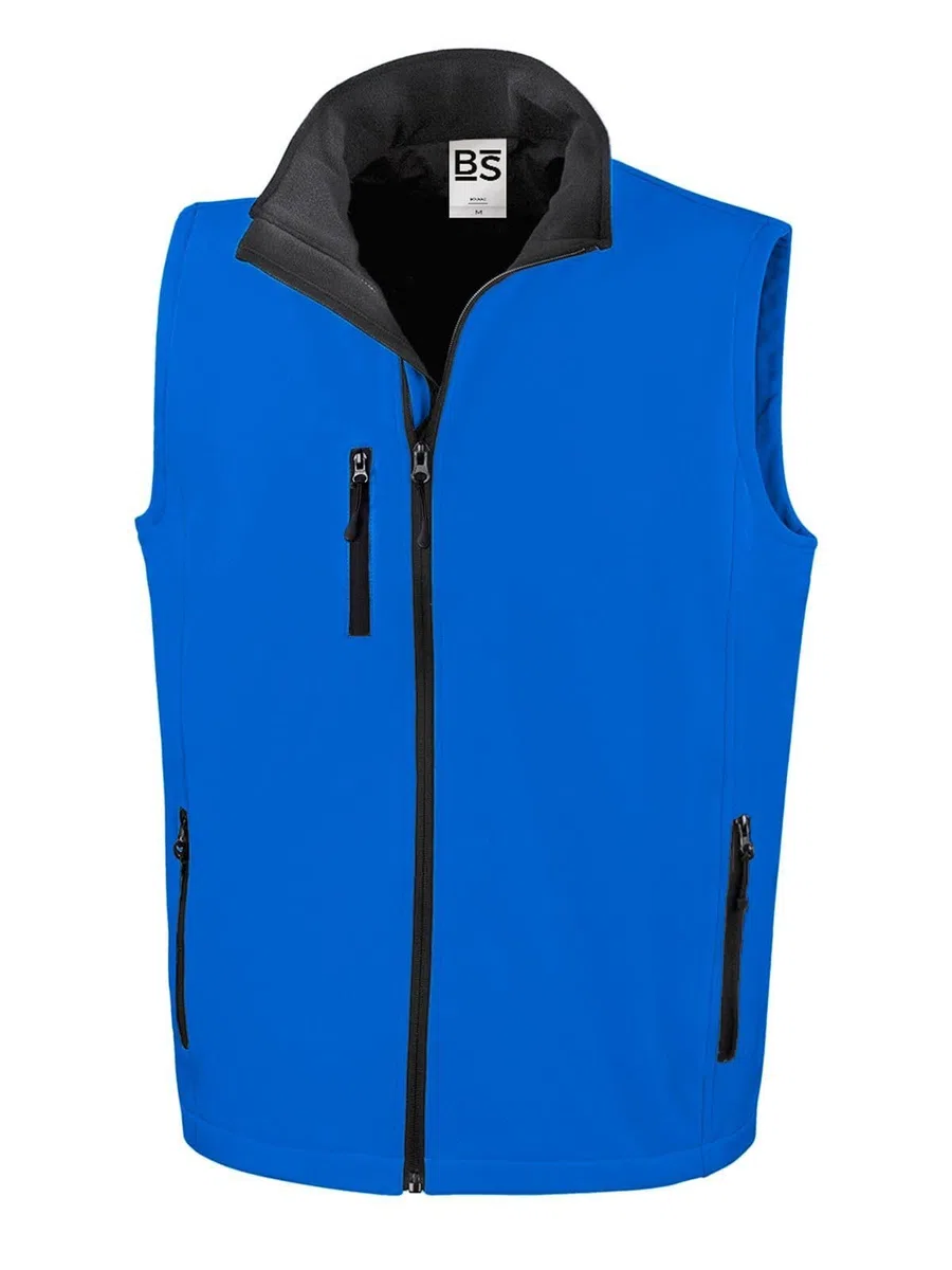 CHEMAGLIETTE! Gilet Giacca Smanicata Da Lavoro Softshell, 96% Poliestere, 4% Elastan, Con Tasche