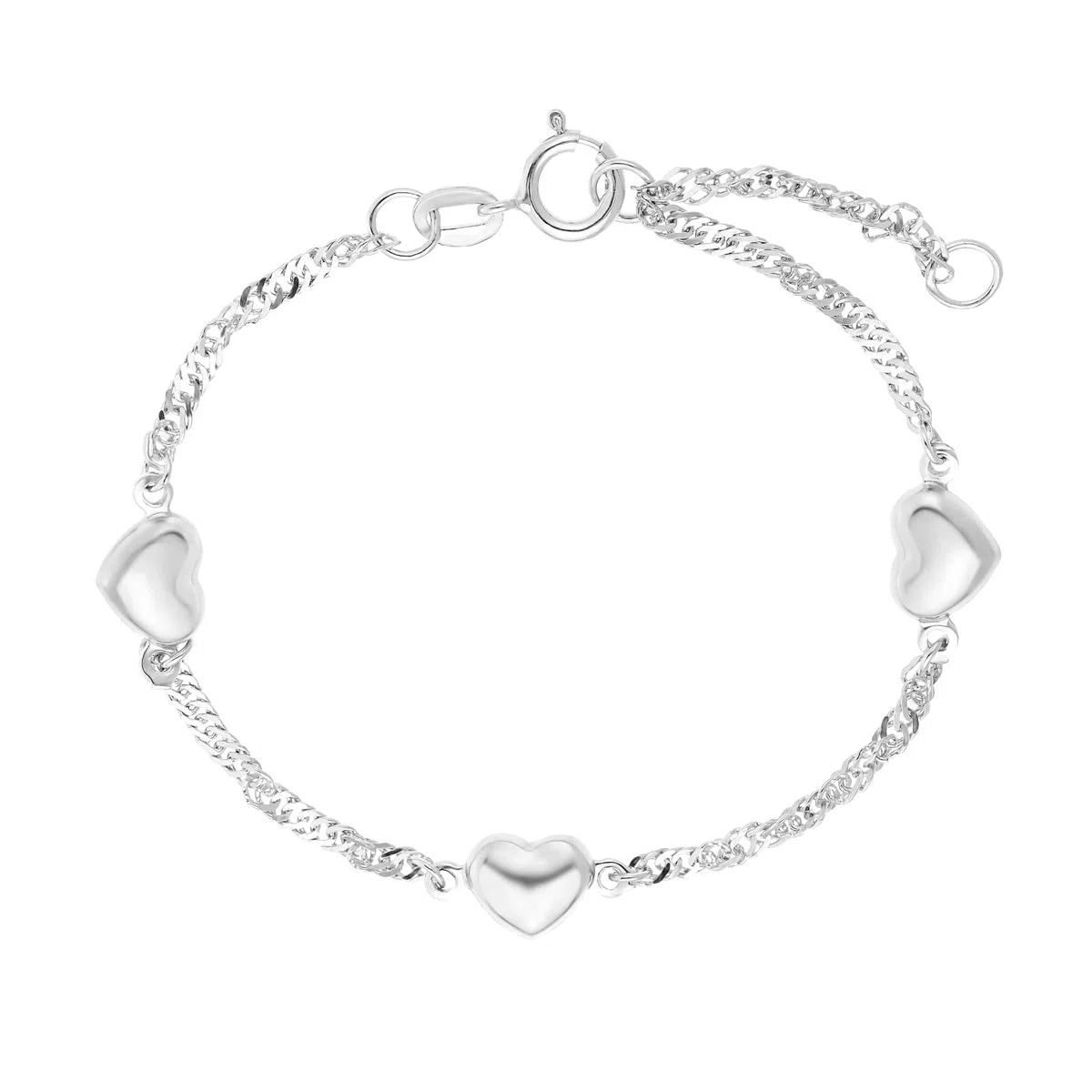 amor Bracciale in argento sterling 925 per bambine, in argento, fornito in confezione regalo per gioielli