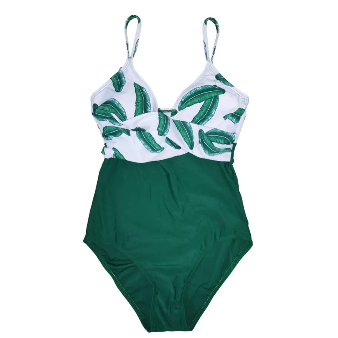 Dawwoti Costume da Bagno Estivo da Gravidanza da Donna con Scollo A V Tankini Costume da Bagno con Stampa Bikini Allacciato alla Caviglia