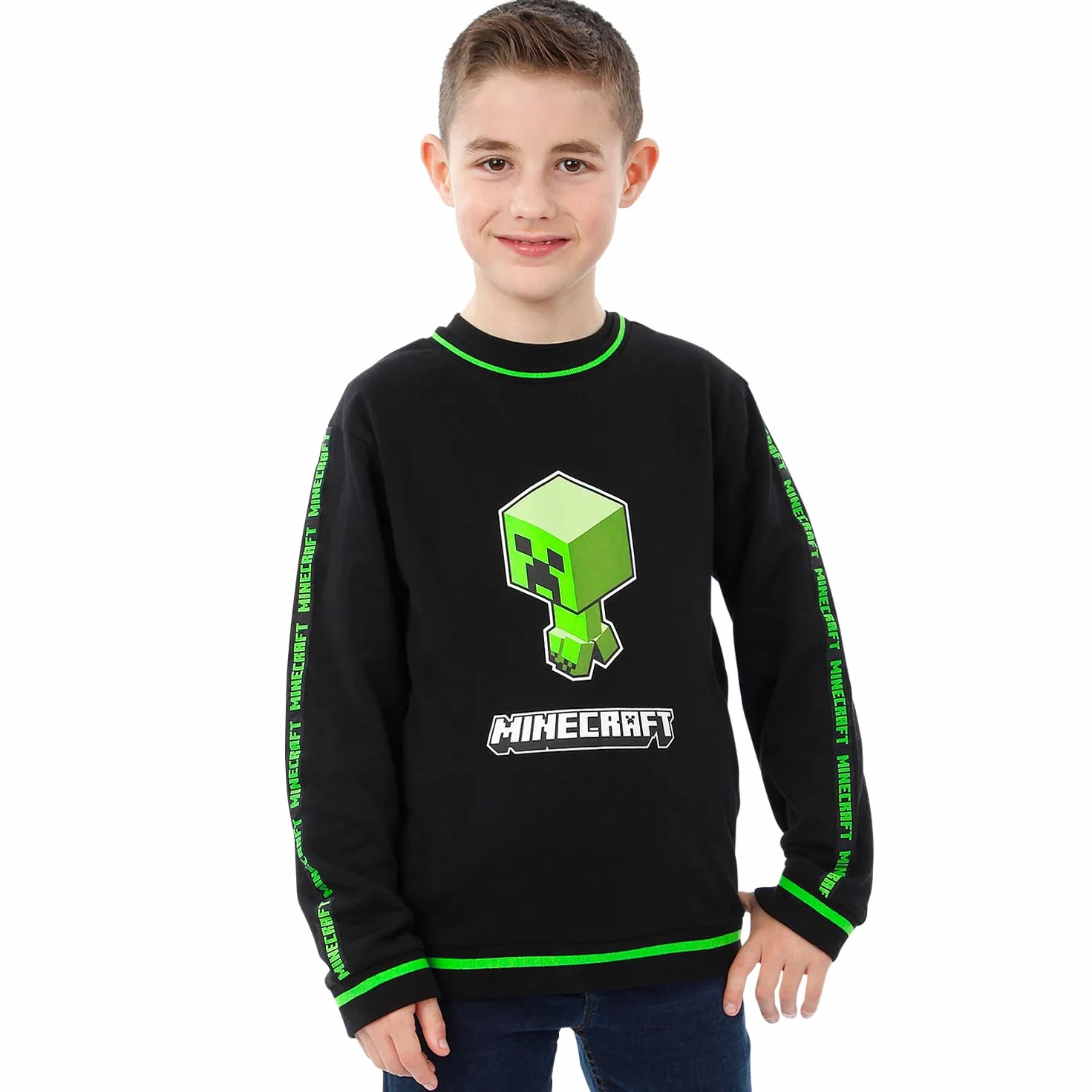 Minecraft Felpa per Ragazzi Creeper