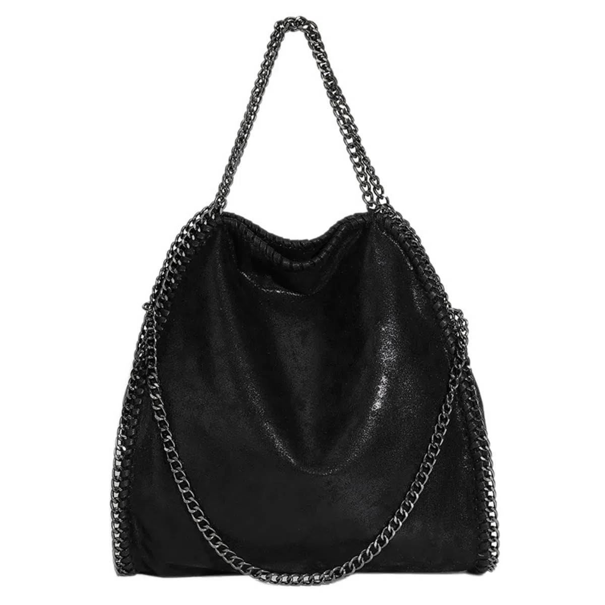 Borsa a Mano e Tracolla da Donna in Ecopelle - Catena Moda Grande