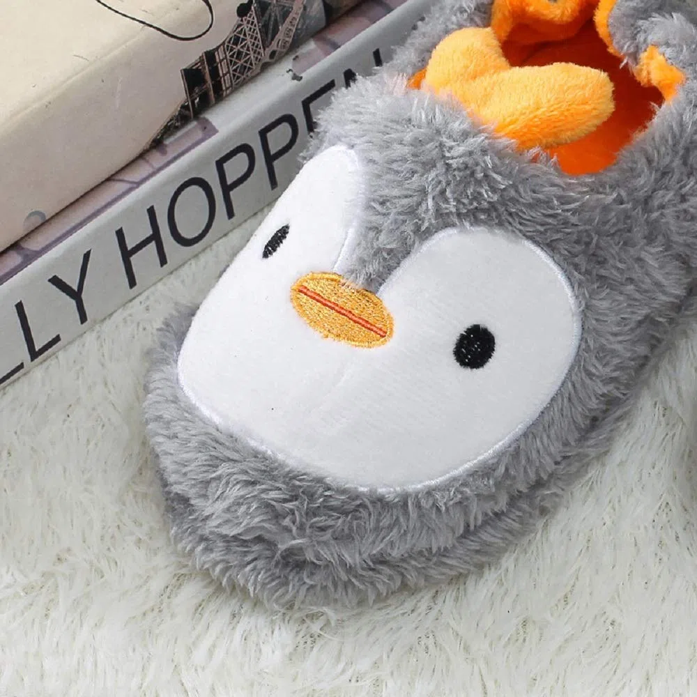 MASOCIO Pantofole per Bambini Animali Peluche Scarpe Ciabatte Chiuse da Casa Antiscivolo