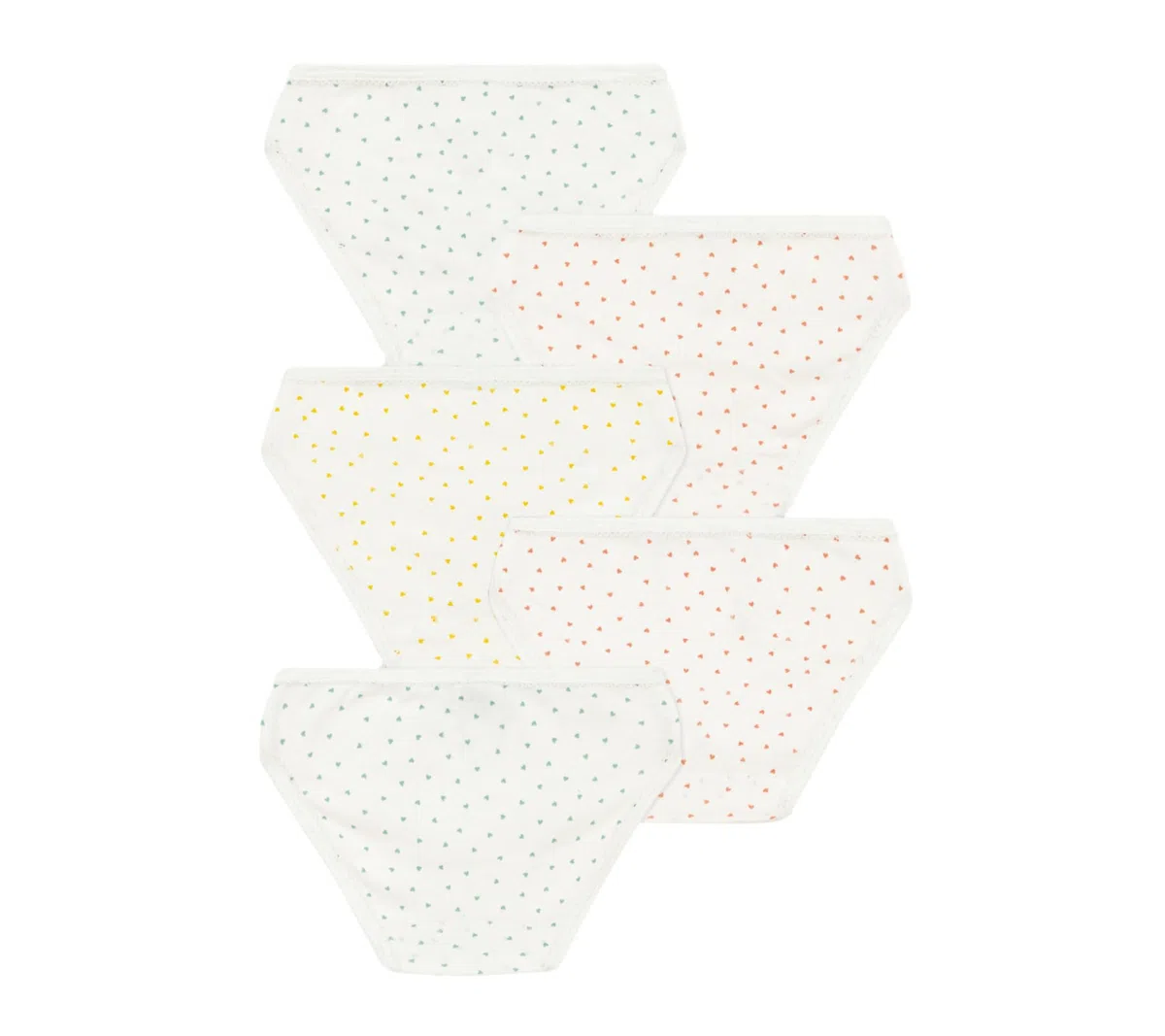 Petit Bateau A08kj Fionda Bambine e Ragazze (Pacco da 5)