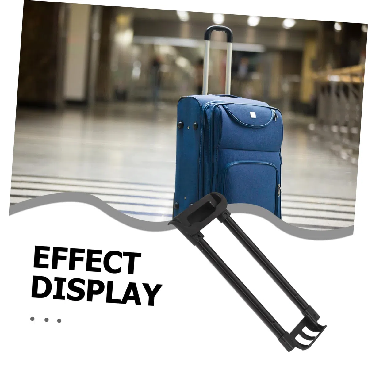 GALPADA Maniglia Telescopica per Valigia Accessori Trolley da Viaggio, Aste Telescopiche in Ferro e Plastica, Facile da Sostituire