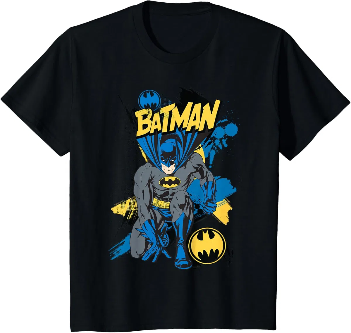 DC Kids Batman accovacciato Maglietta