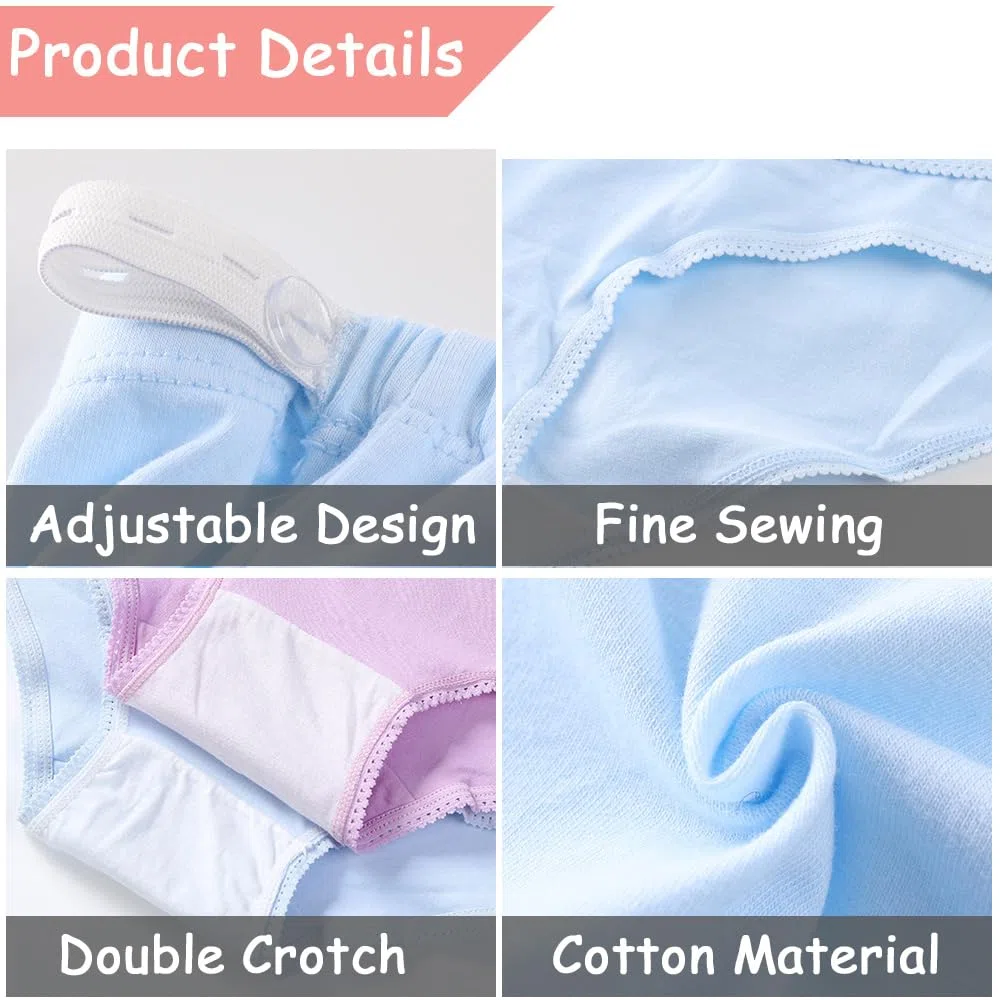 Mutandine Premaman da Donna Confezione da 3 Mutandine Premaman Elastiche A Vita Alta in Cotone Antiscivolo Pantaloncini Mutandine Gravidanza con Stampa Smiley,M-5XL