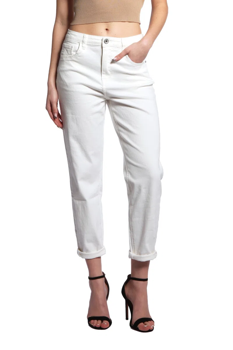 JOPHY & CO. Pantalone Donna con Cinque Tasche in Cotone Elasticizzato (cod.1372)