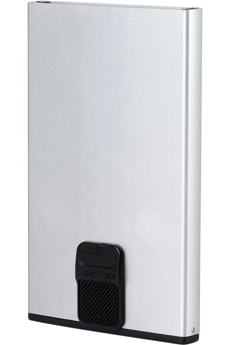 Samsonite ALU FIT SLG - Custodia per schede, 10,2 cm, grigio (alluminio)