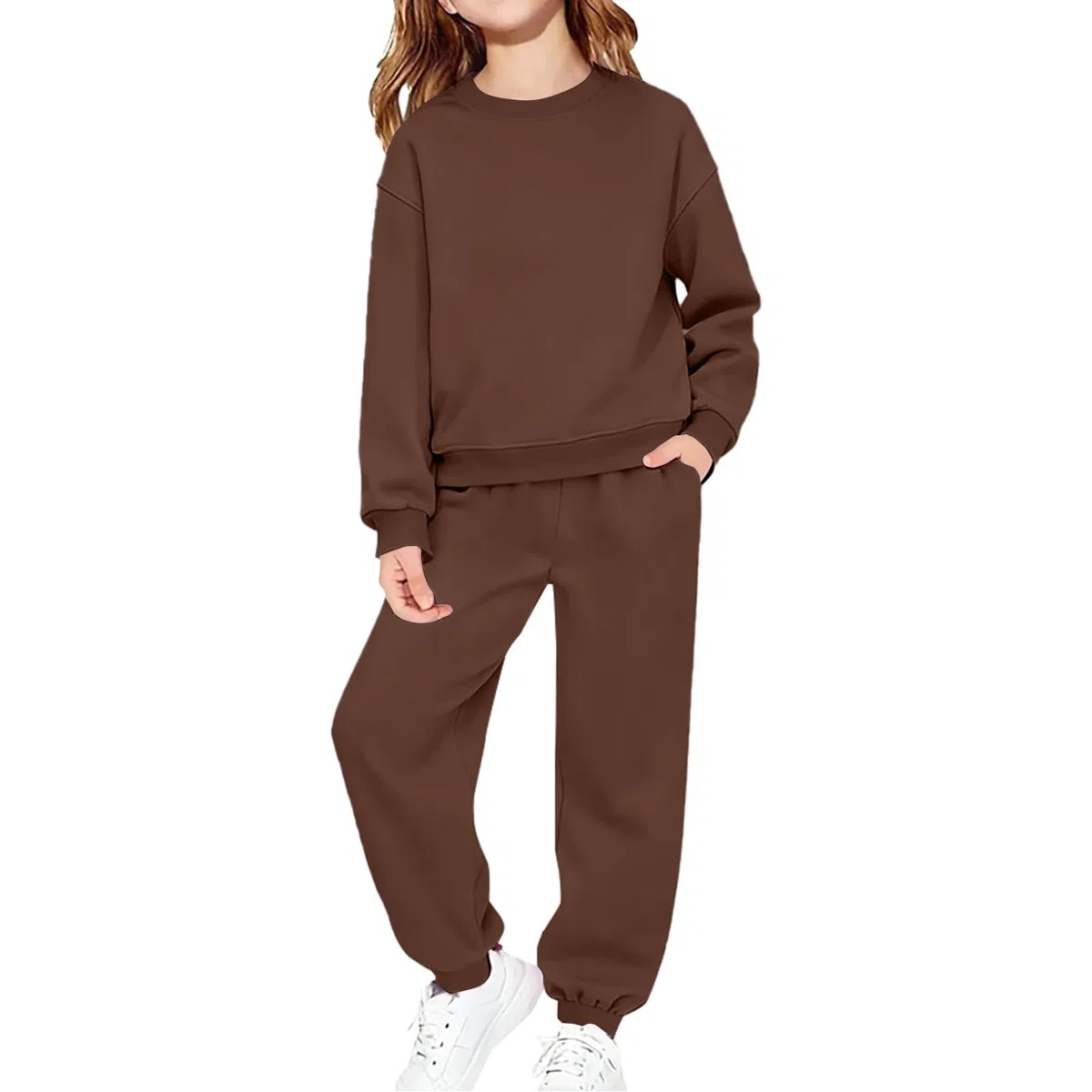 Tuta per bambini Set completo Ragazze Ragazzi Felpe a maniche lunghe e pantaloni della tuta da jogging 2 pezzi tuta ragazzi casual abbigliamento sportivo