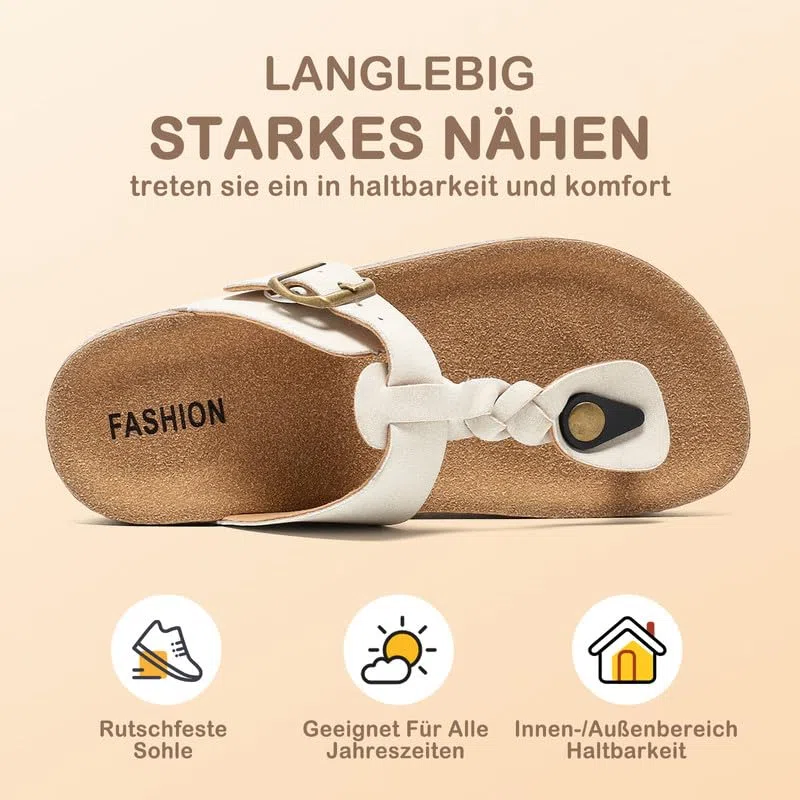 Infradito Bambine, Sandali Estivi Con Suola In Sughero Unisex Bambini, Sandali Flip Flop Bambino Con Fibbia Regolabile, Pantofole Da Bagno Antiscivolo, Pantofole Comode Per Casa