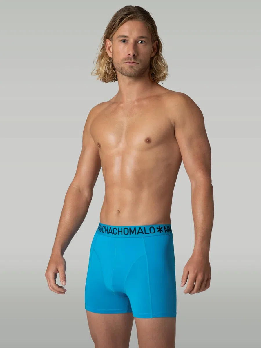 Muchachomalo Slip da uomo, biancheria intima liscia in microfibra, da uomo, confezione da 3 pezzi, boxer taglio classico per lo sport, con elastico in vita