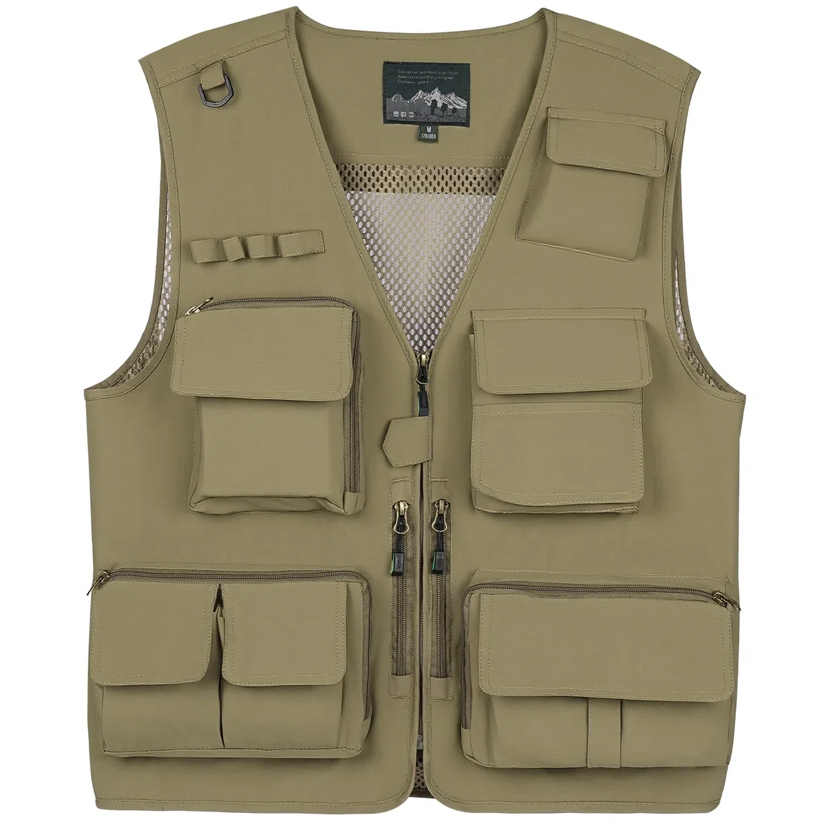 Uomo Gilet da Pesca Multitasche, Gilet da Viaggio Leggero e Traspirante, Giacca Senza Maniche da Esterno, Adatto per la Pesca, Attività All'aperto, Campeggio, Alpinismo