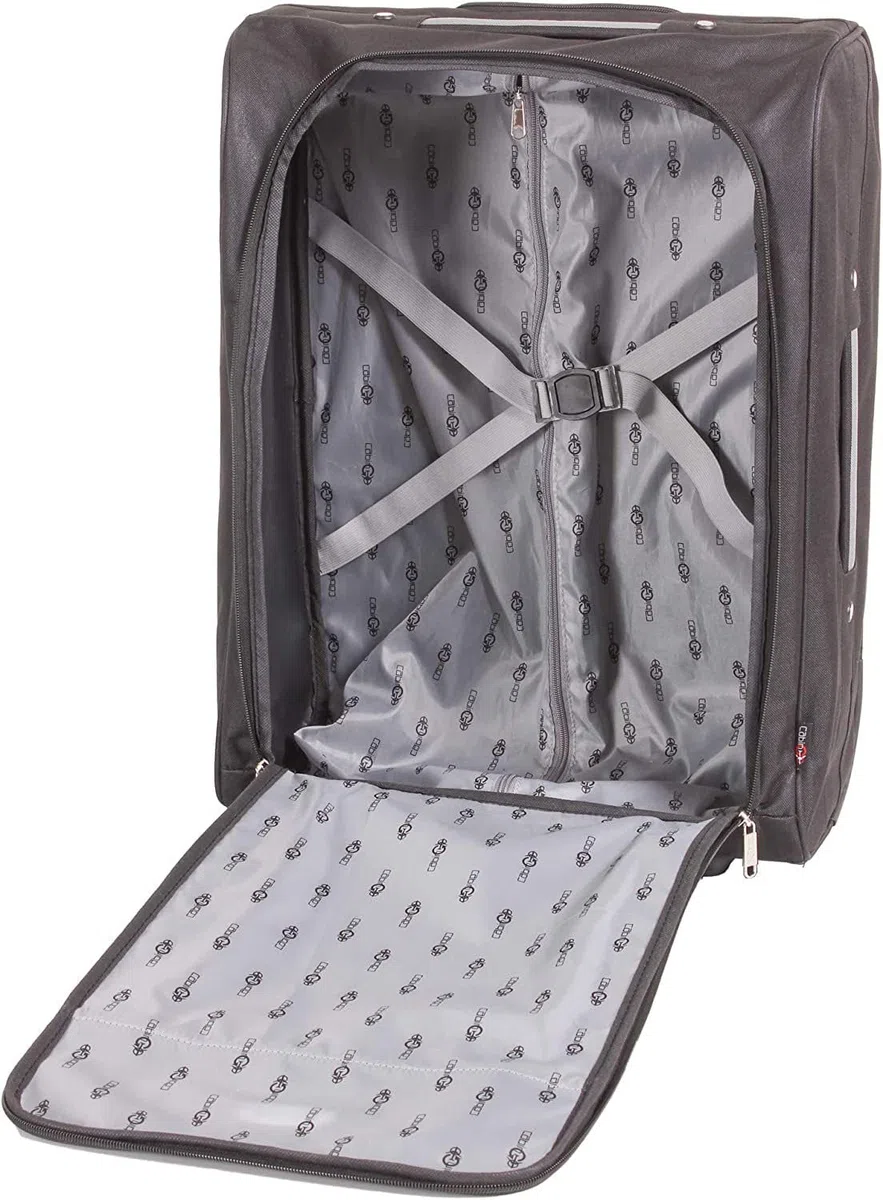 CABIN GO 5630 trolley economy - Trolley morbido 2 ruote 55x40x20 cm ultra leggero utilizzabile come bagaglio a mano dimensioni standard