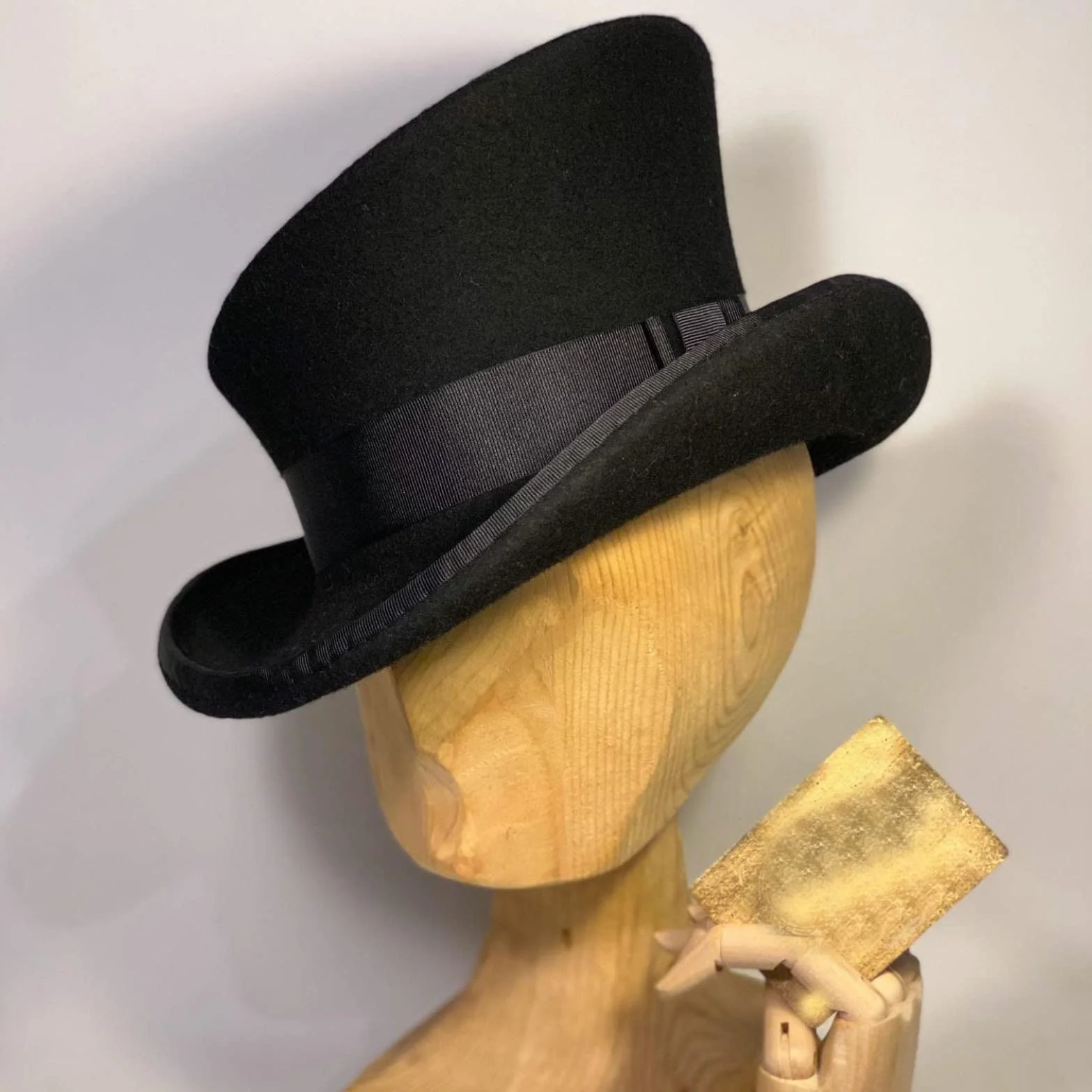 Cappello a cilindro asimmetrico cappello di lana donna uomo unisex cappello a vapore punk cappello a cilindro cappello a cilindro cappello decorativo alla moda cappello peloso