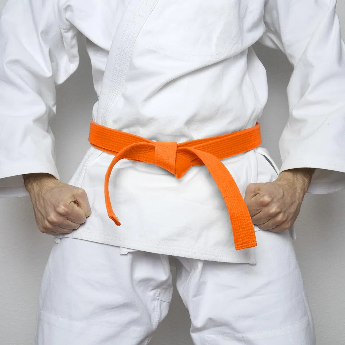 PATIKIL Cintura di Rango Colorata Taekwondo 1,6" x11,8 Piedi 3,6m, Cintura da Karate Judo Arti Marziali in Cotone per Insegnamento Allenatore, Arancione