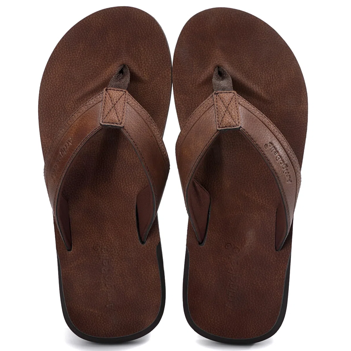 ARRIGO BELLO Infradito Uomo Pelle Ciabatte Eleganti Estive Sandali Mare Piscina Spiaggia Antiscivolo Cuoio Flip Flops Taglia 41-46
