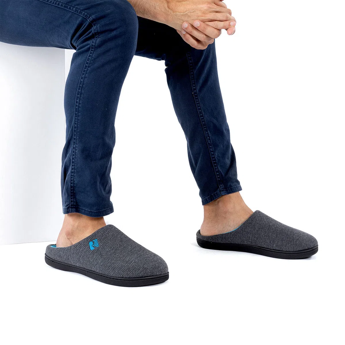 RockDove Bicolore Pantofola da Uomo in Memory Foam