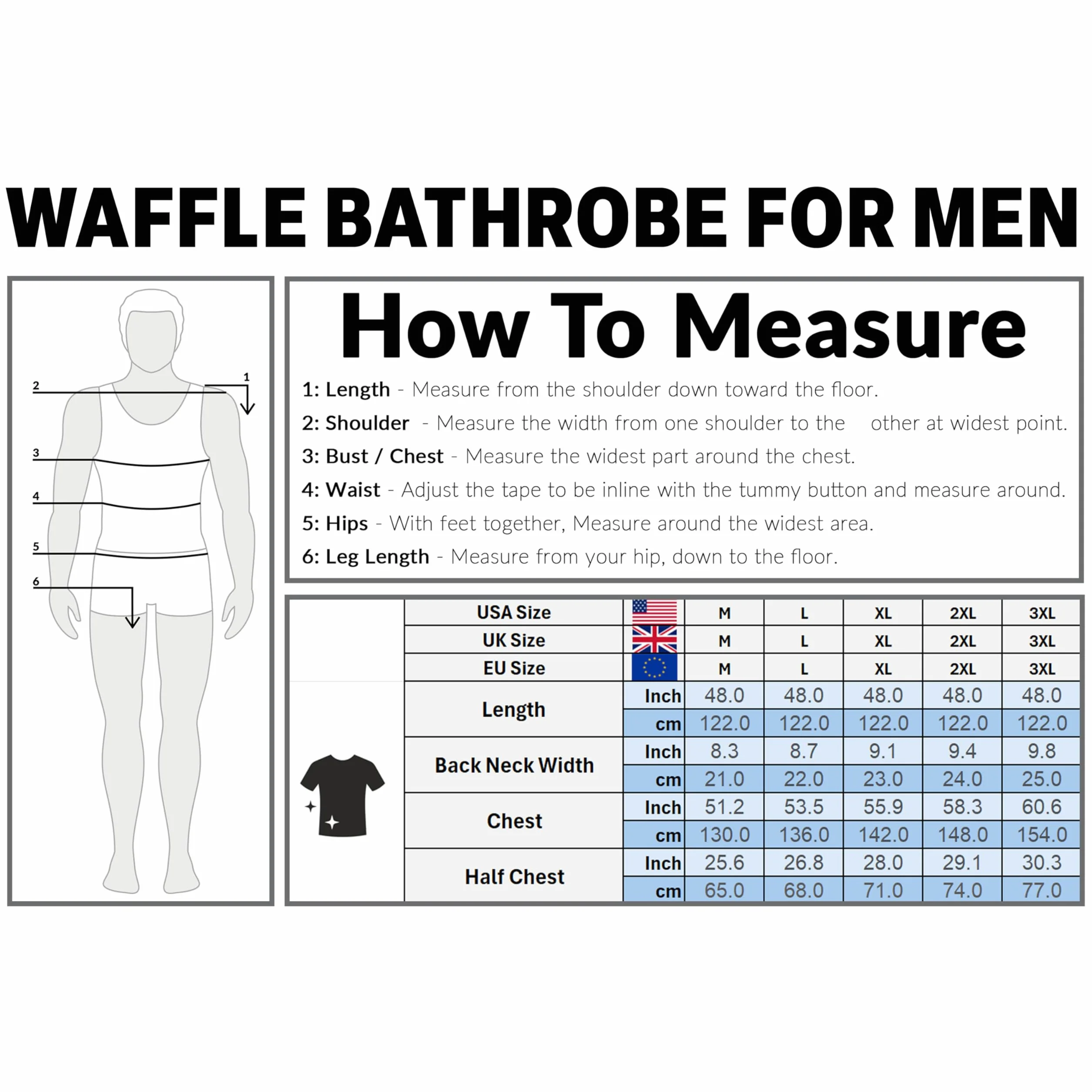 Get Trend Accappatoio Uomo M-3XL, Collo a Scialle Cialda Accapatoio, Leggero Vestaglia con Cintura Annodata, Regalo Uomo