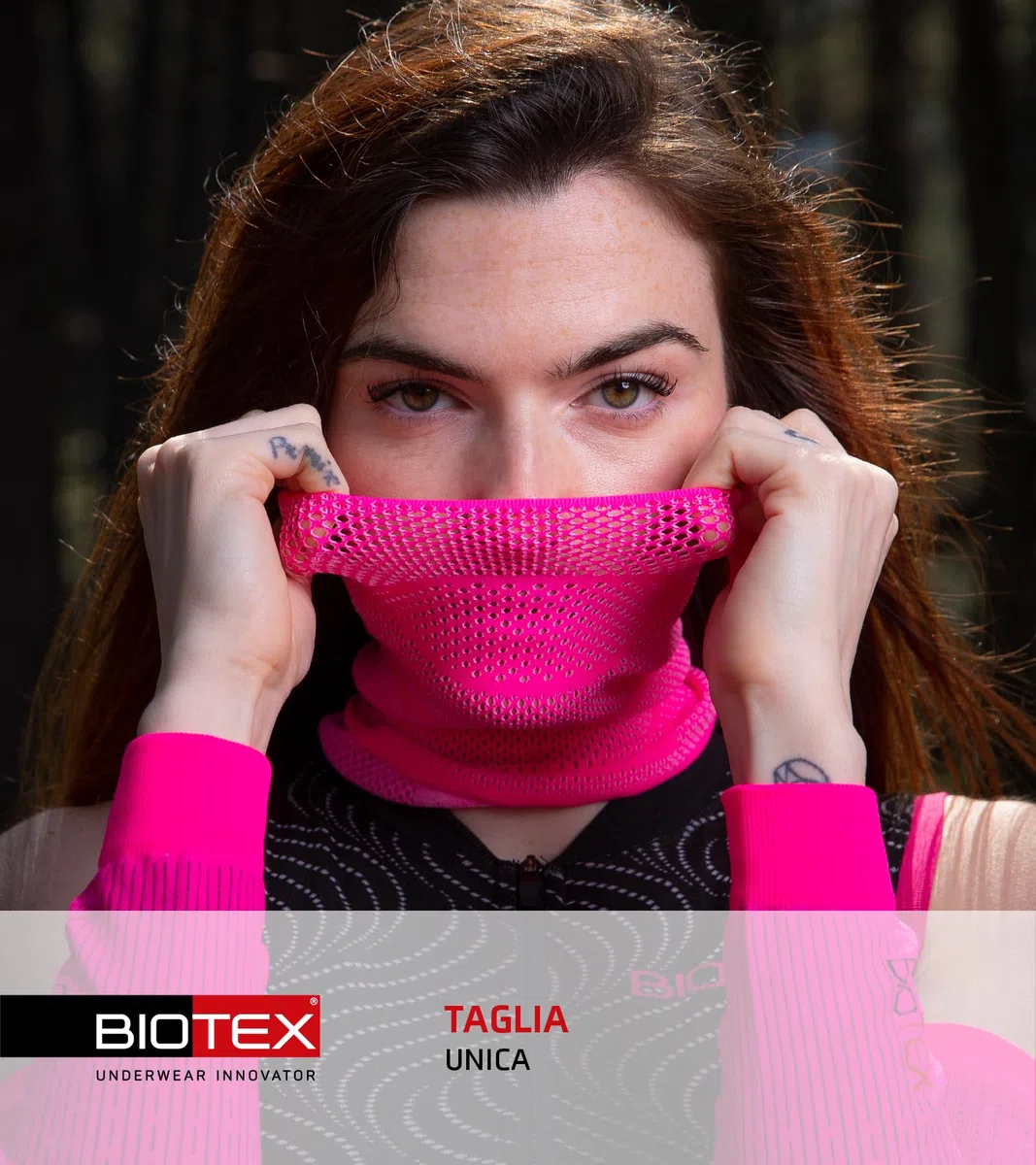 BIOTEX Tubolare Summerlight Multifunzione Ultraleggero, Fascia Paracollo Leggera e Traspirante per ogni Sport, Intimo Tecnico Sportivo
