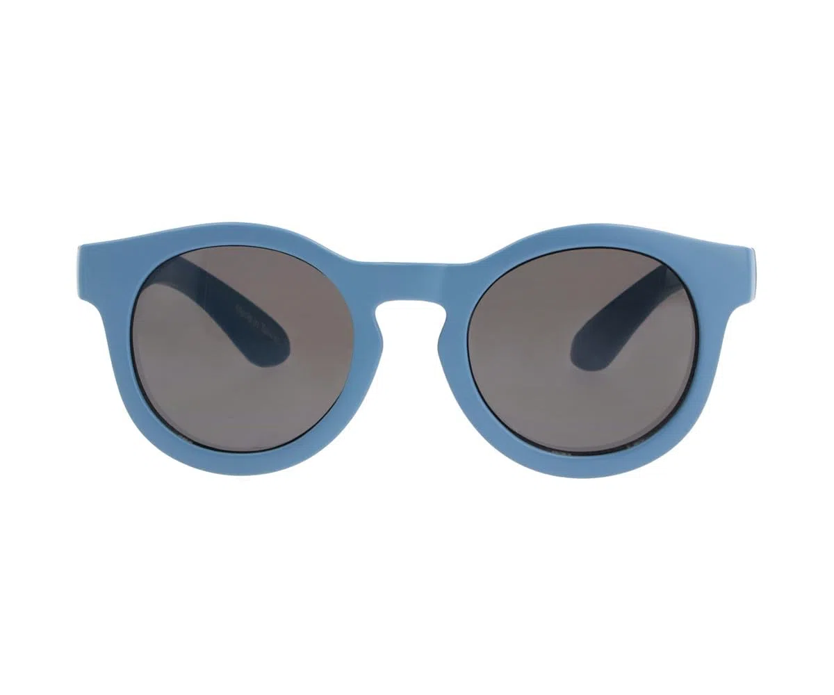 Occhiali da Sole per Bambini | Protezione UV400 Cat. 3, Anti-Riflesso Anti-Graffio – Montatura Ergonomica Policarbonato – Custodia, Cordino Silicone e Panno Pulizia | Azure 3 a 5 anni