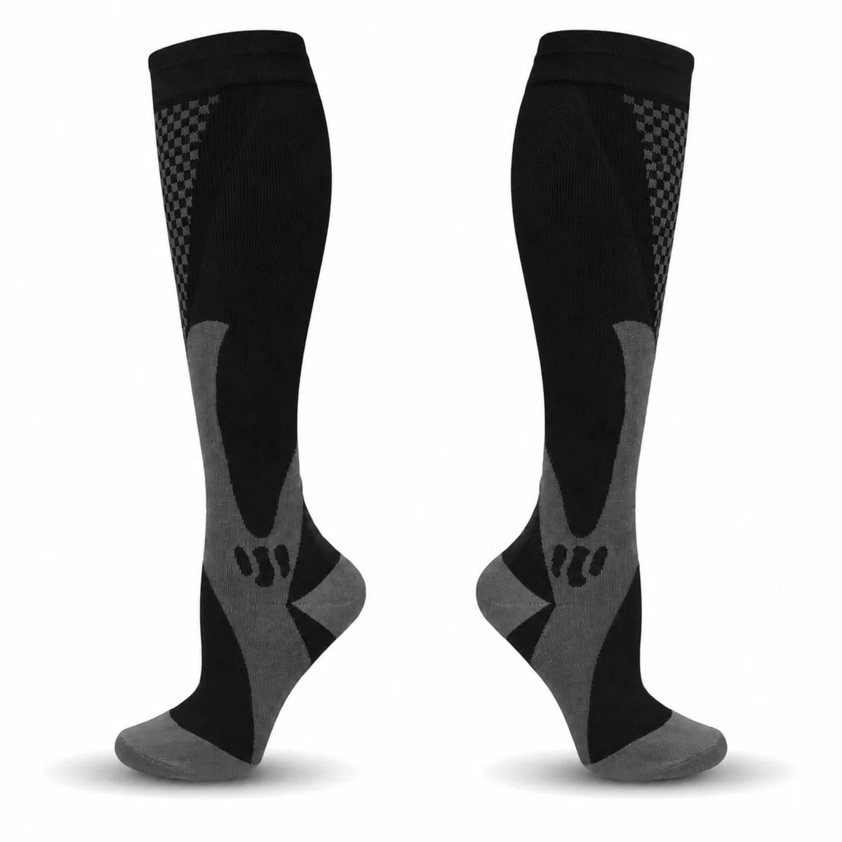 Calze Compressive Calze a Compressione 20 30 mmHg Calze Lipedema con Supporto Graduato per Sport Ciclismo e Viaggi