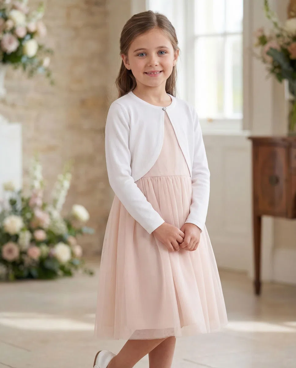 Bolerose Ragazze Manica Lunga Bolero Bambini Caridgan