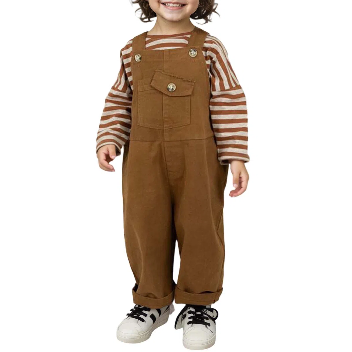 Salopette per bambini, abbigliamento autunnale, salopette lavabili, in tessuto, per uomo e donna (3 anni, 8 anni)