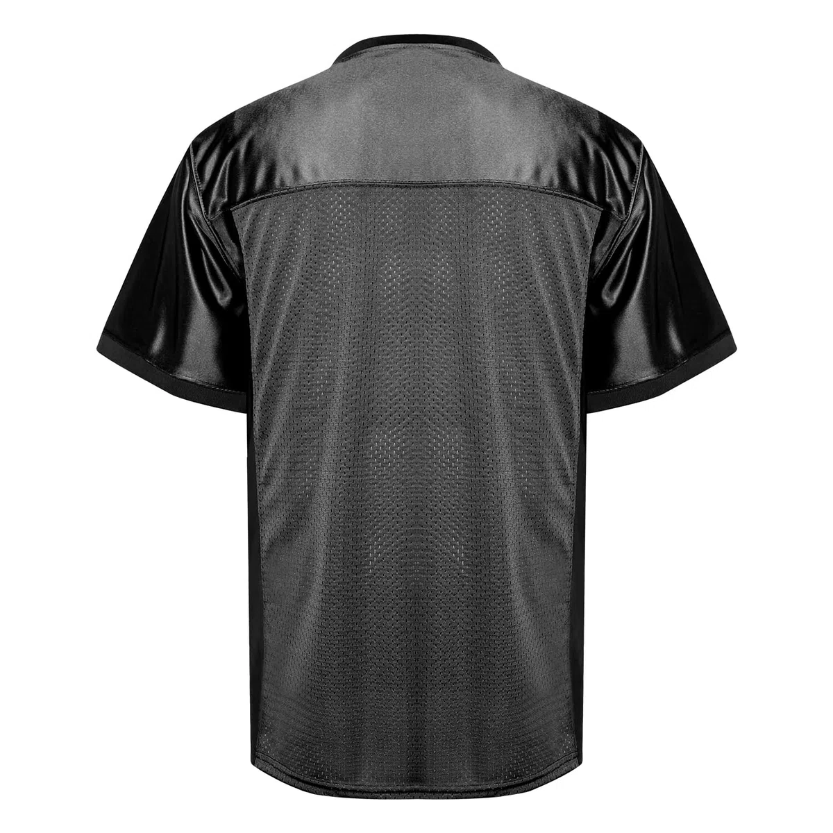 MESOSPERO Maglia da calcio vuota, da uomo, stile hip hop, anni '90, per feste, pratica, sport, t-shirt nera, bianca, rossa, verde, S-3XL