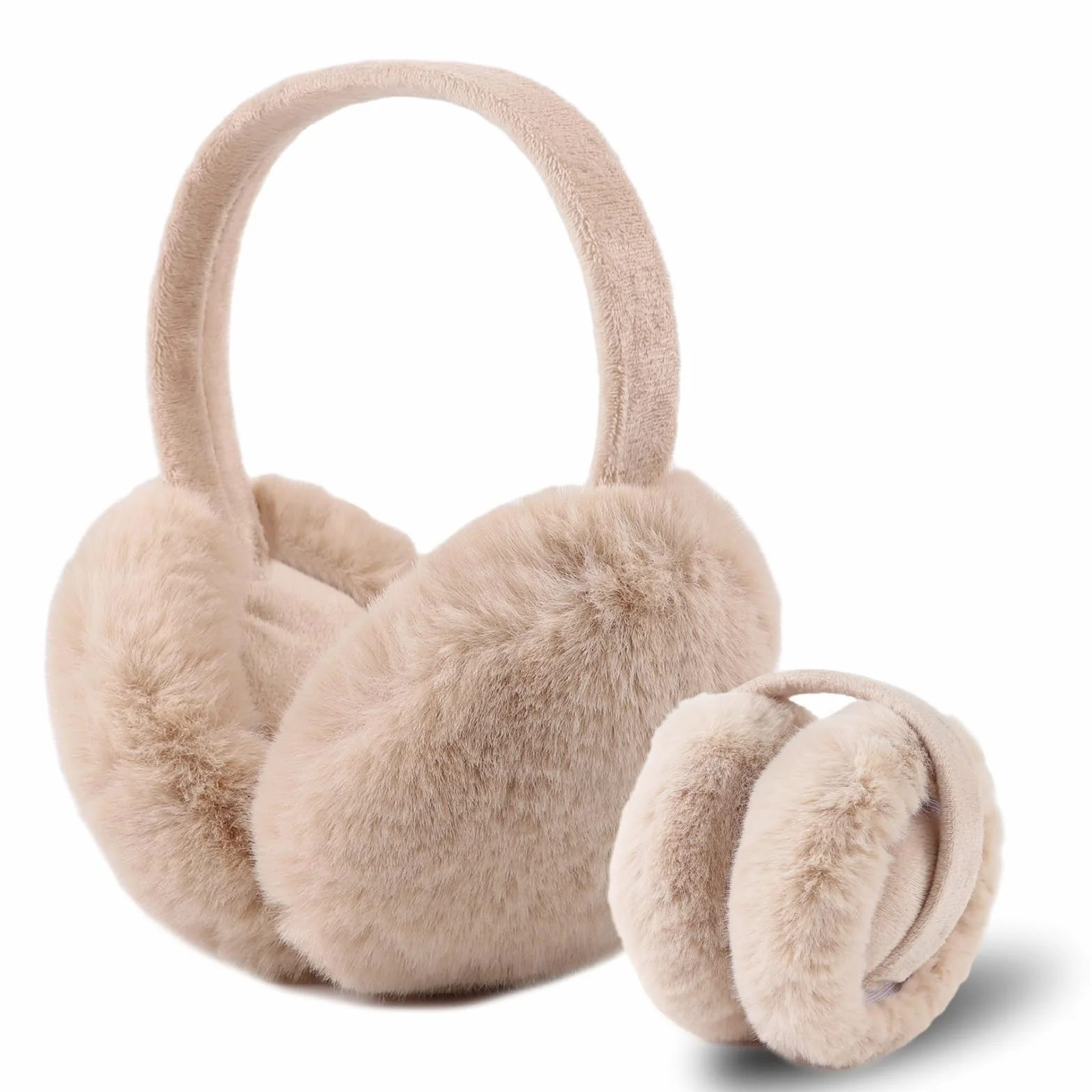 XIAOHAWANG Donne Inverno Unisex Ear Muffs Finta Pelliccia Caldo Paraorecchie Lady Ragazze Plush Ear Scaldare Orecchie All'aperto Copre
