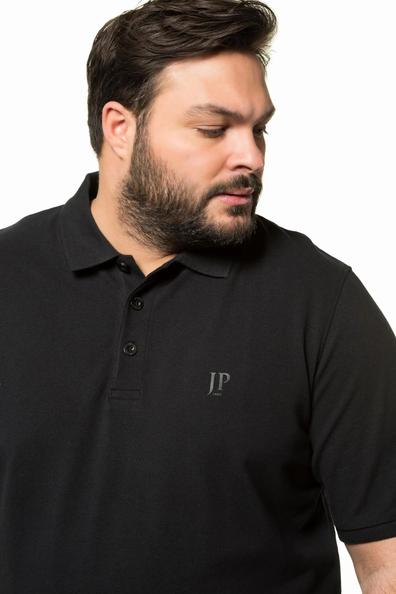 JP 1880 Maglia Polo in piqué con Taglio Speciale per l'addome 712617