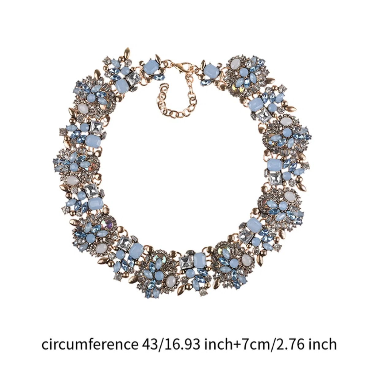Collana con, a Catena Grossa, Regalo per Moglie, Accessorio per Abbigliamento per Donne e Ragazze, Collana Bavaglino alla