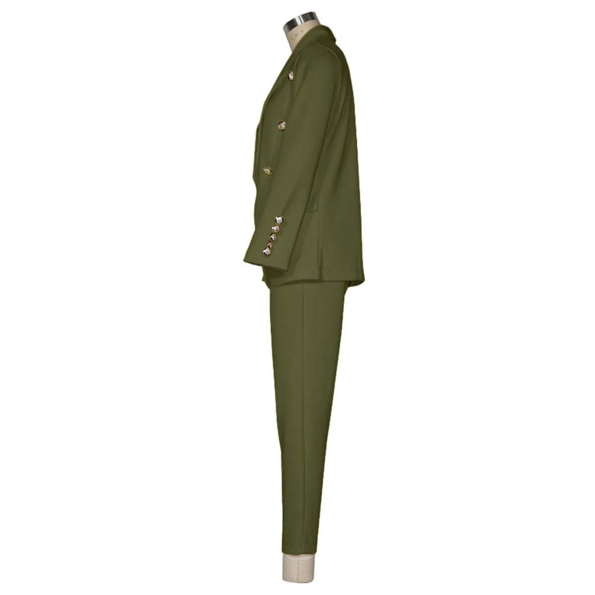 Tailleur da Donna Eleganti Offerte Completi 2 Pezzi Giacca Manica Lunga Risvolto e Pantalone Casual Tute Lavoro Autunno Inverno Curvy Abiti Donna da Cerimonia per Matrimoni e Feste