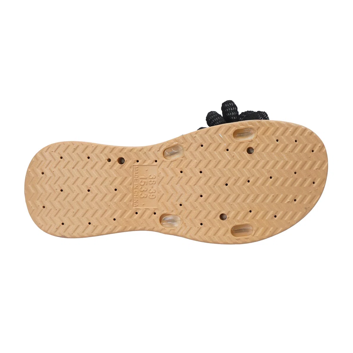 JOMIX Sandali Donna Estivi Eleganti con Fiori in Tessuto Comode Scarpe Aperte e Ciabatte con Zeppa Effetto Legno Suola Antiscivolo per Spiaggia e Giardino