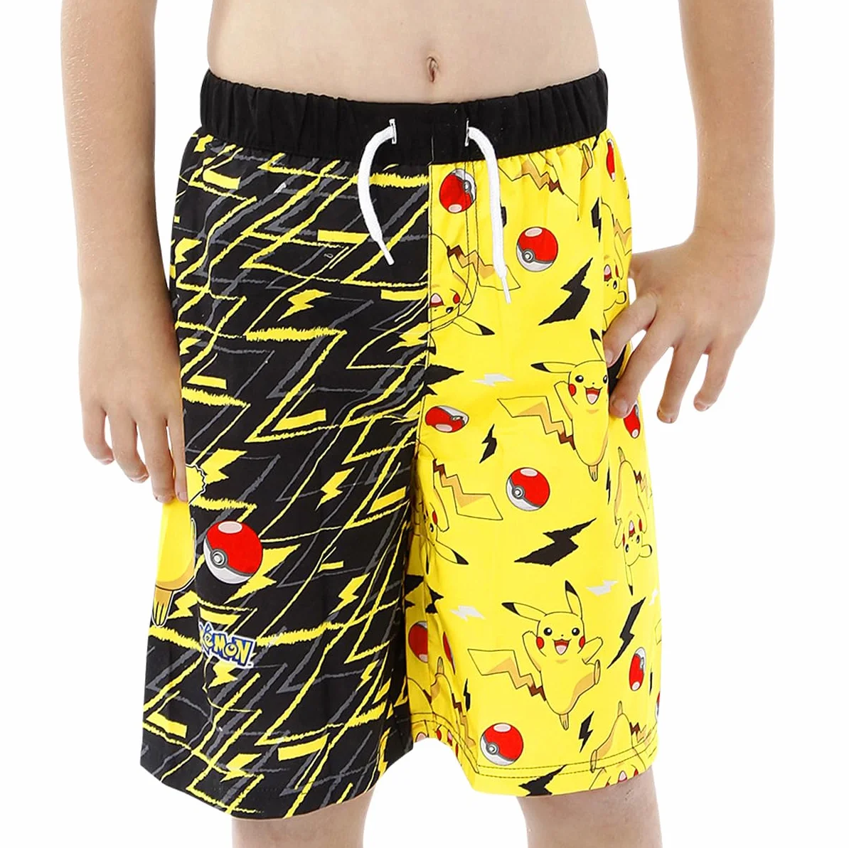 Pokémon Costume da Bagno | Boxer Mare Bambino Pikachu | Costume Piscina Bambino | da 3 A 10 Anni