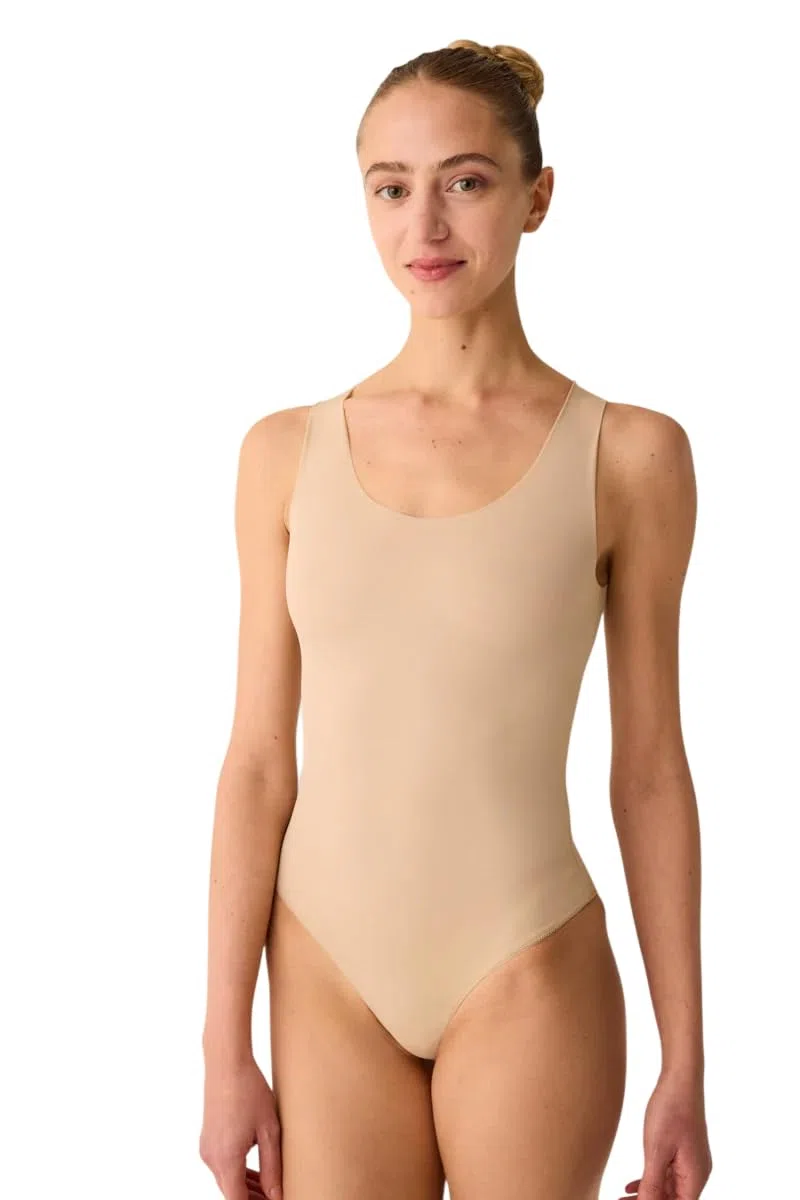 Etoile Sottobody Elasticizzato Modello a Canotta con Spallina Larga per Pridance 118 Ginnastica Ritmica Scollo Tondo Anteriore e Posteriore Ballo Danza Relax Esibizione