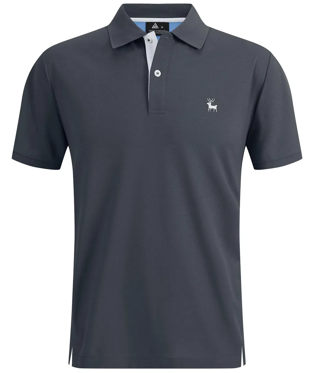 ZITY Polo Uomo Manica Corta T-Shirt per Sport & Casual Confort Morbido