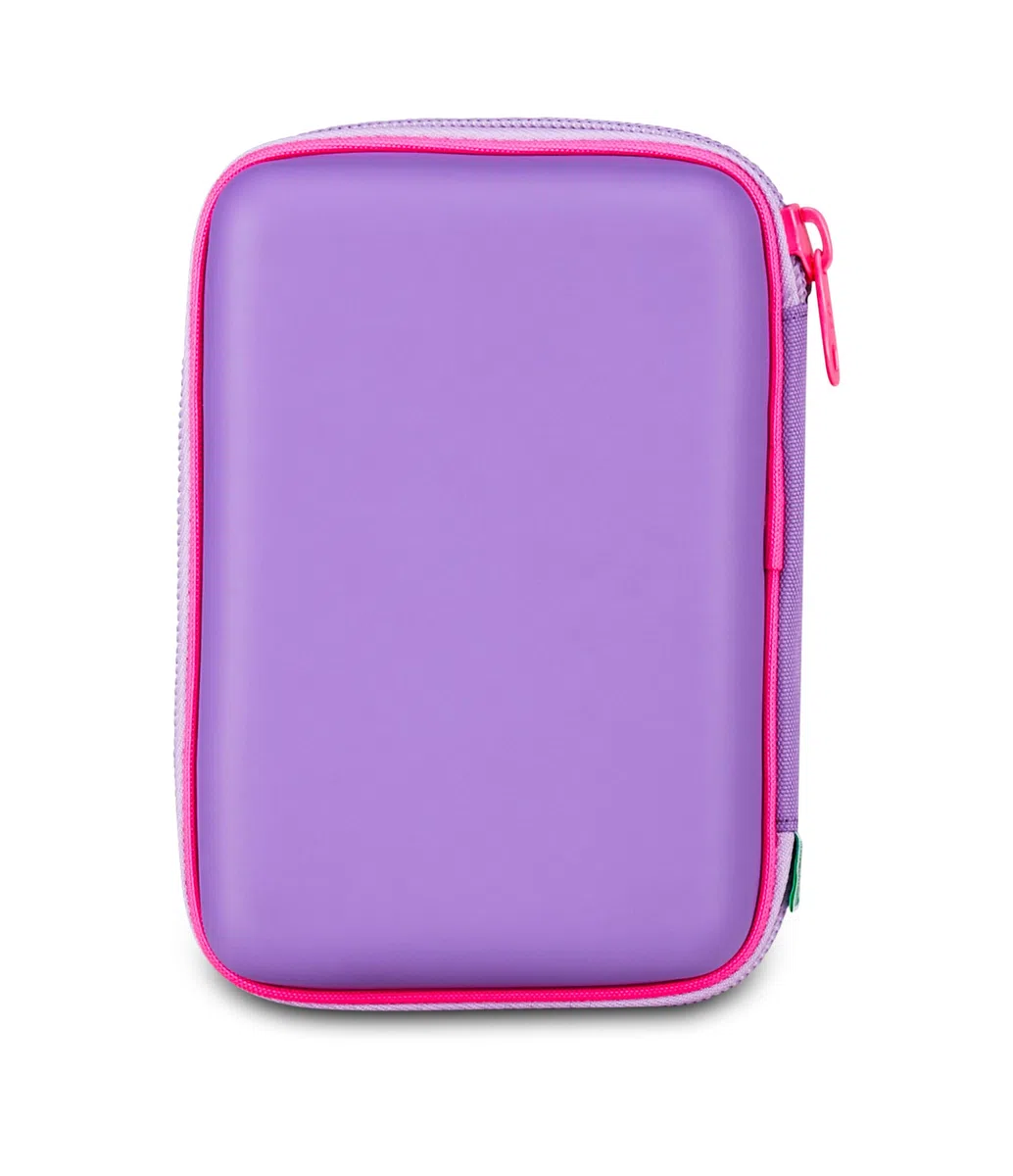 SJ GANG STYLE JAM GANG Astuccio Scuola Speed Pad, Rosa, Portapenne Mono Scomparto con Plance Amovibili, Completo Di Penne, Matite, Colori, Accessori Zaino, Scuola Elementare, Bambina