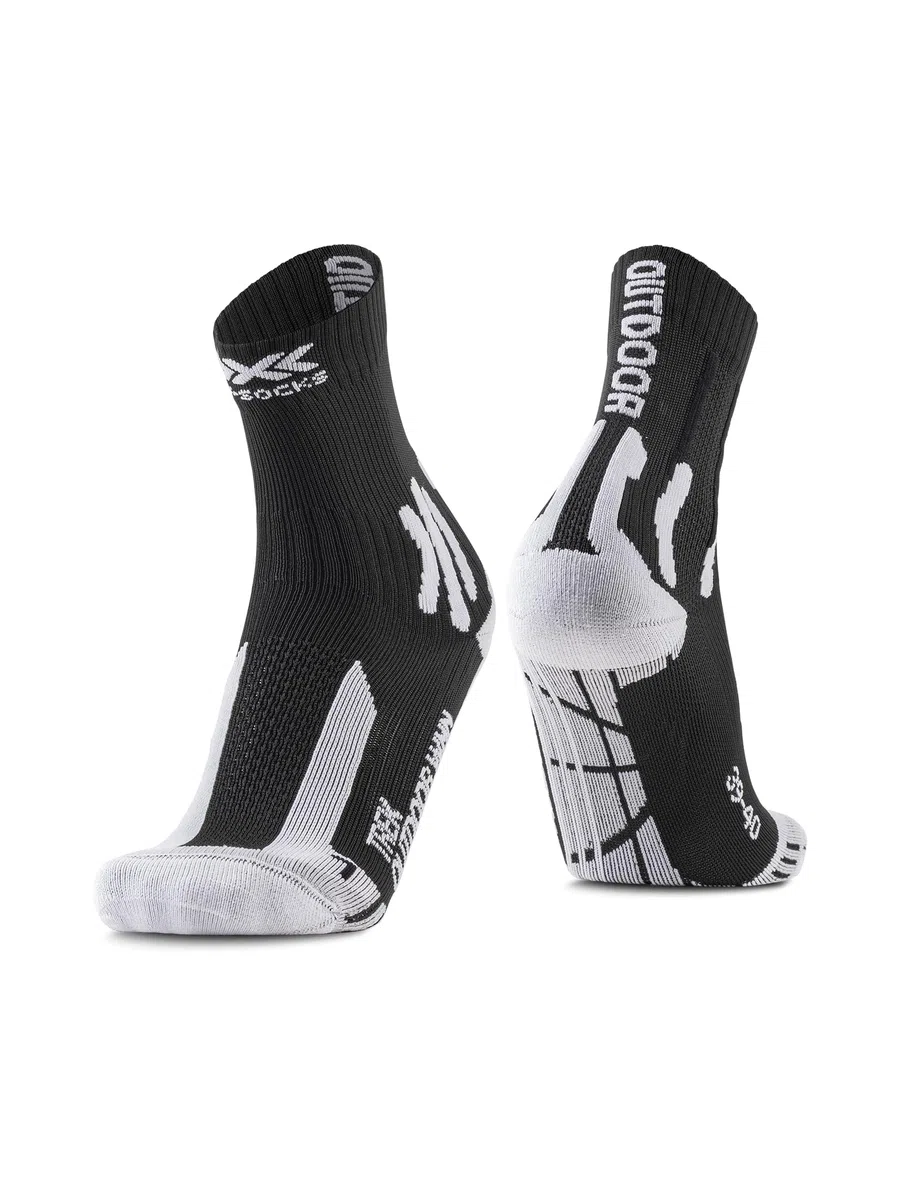 X-Socks Womens Trek Outdoor - calze da trekking per comfort e protezione ottimali, tecnologia di circolazione dell'aria migliorata, design specifico per le donne - Blu/Rosa/Grigio, 37-38