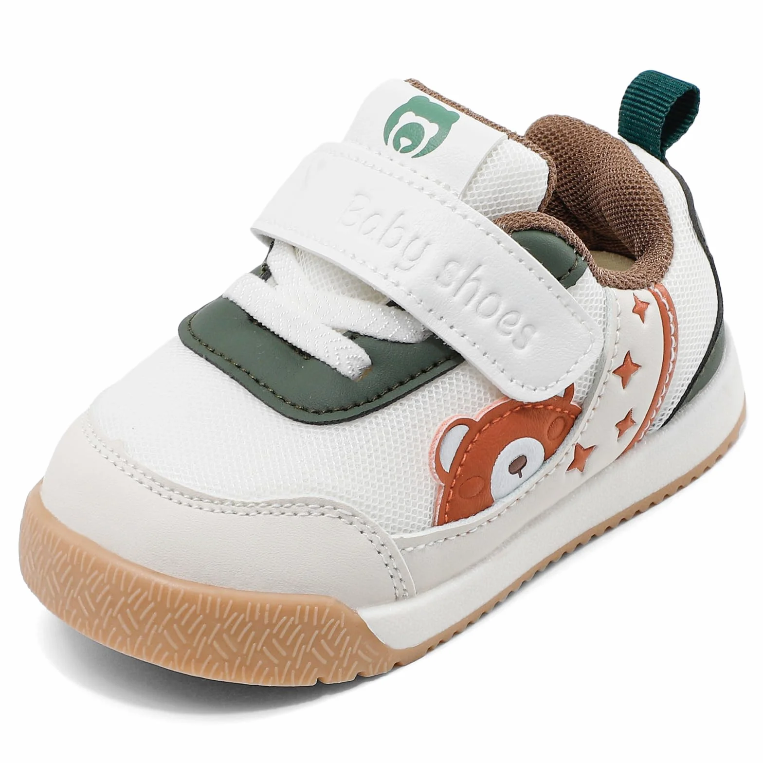 LACOFIA Scarpe Primi Passi Bambino Scarpine Neonato Sneakers Bimbo con Suola Gomma Antiscivolo