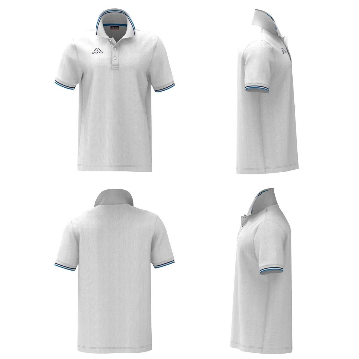 Kappa - Polo, Uomo, Cotone, Sportivo, Modello: Logo Sharas MSS