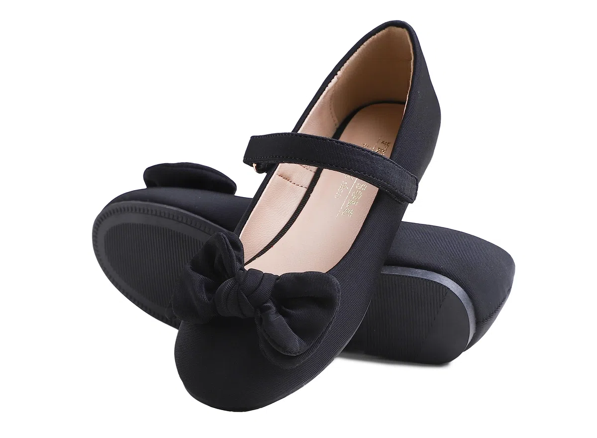 Feversole Girls Cute Dress,Ragazze Mary Jane Strap Scarpe Basse Ballerine da Principessa Scarpe da Scuola Piatte