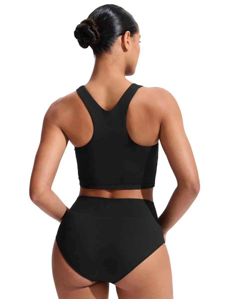CRZ YOGA Top Bikini da Donna con Schiena all'Americana e Imbottitura ad Asciugatura Rapida