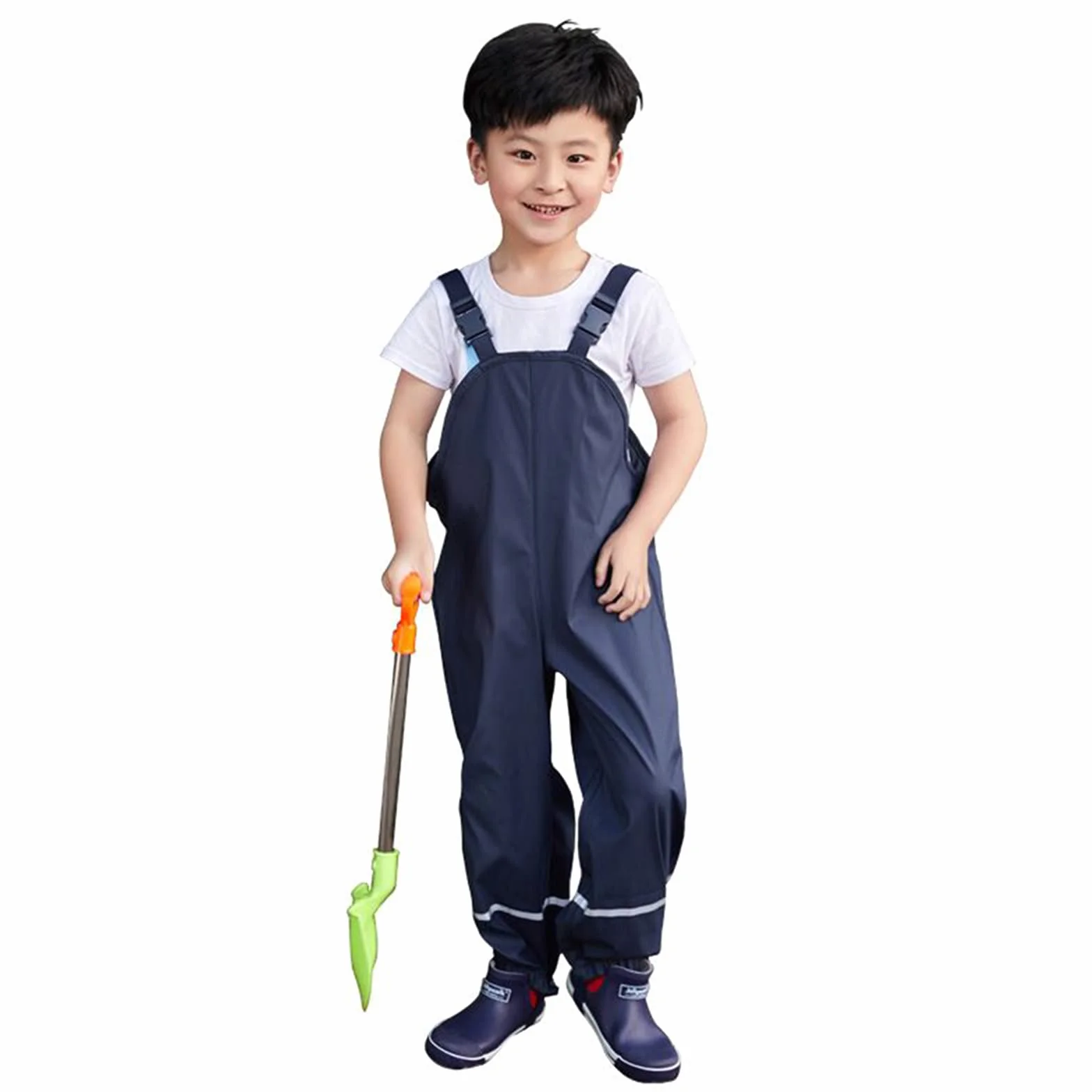 Pantaloni Impermeabili Bambino Pantaloni Antipioggia Bambini Trekking Prova Sporca Pantaloni di Fango con Traspirante per Ragazza Ragazzo