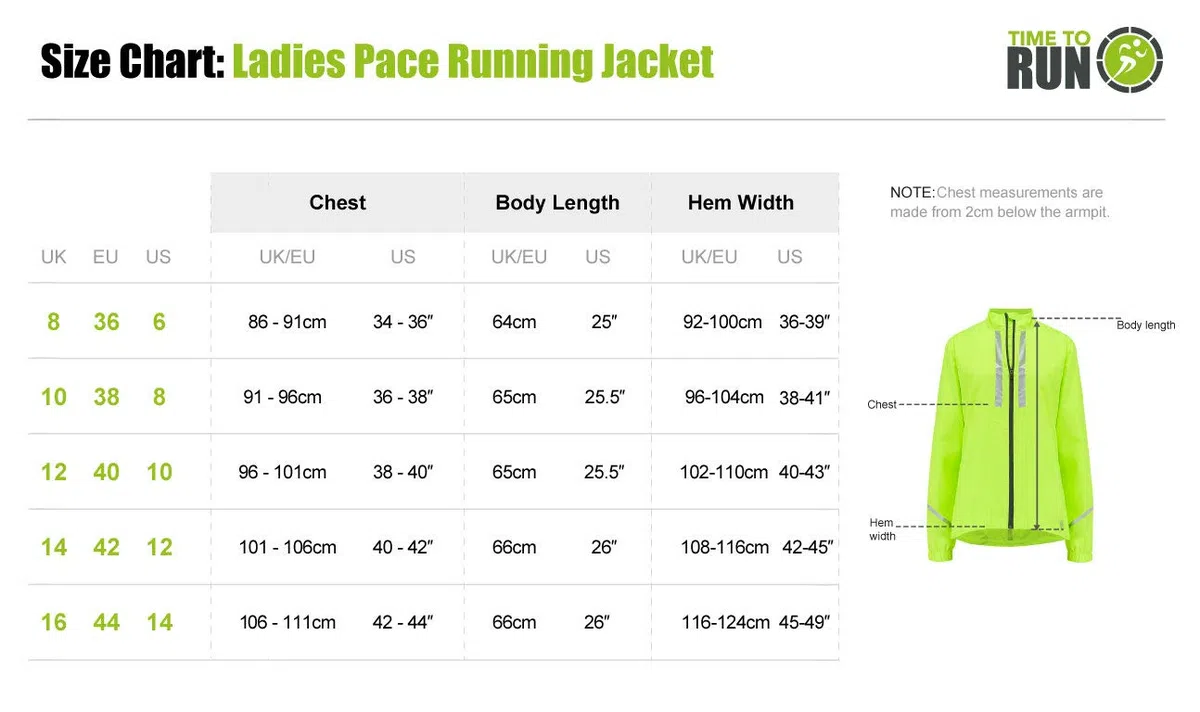 Time To Run Giacca da Corsa da Donna Con Tasche - Leggera Antivento Traspirante - Ideale Per L'esercizio E Il Jogging