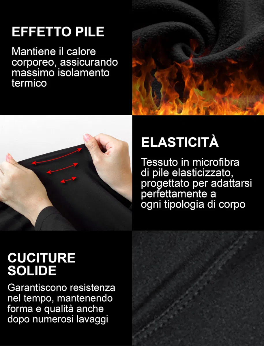 Passamontagna Moto Invernale Donna Uomo in Pile Norvegia - Balaclava Termico, Traspirante, Snowboard, Sci, Trekking, Ciclismo